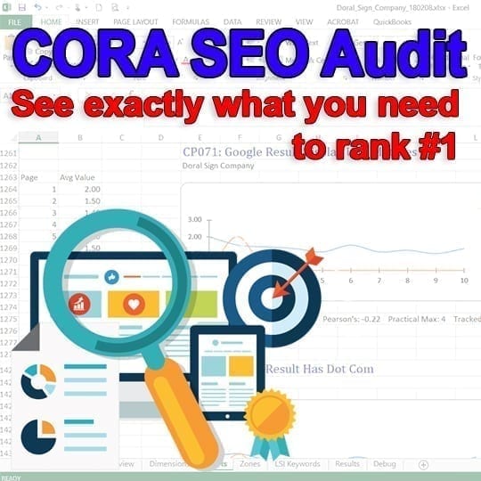 Cora SEO Audit Report Services: How to Rank #1 2