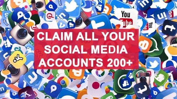 claim all social media accounts